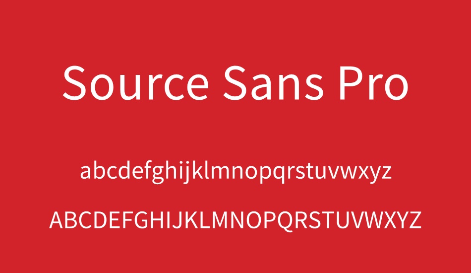 source-sans-pro font