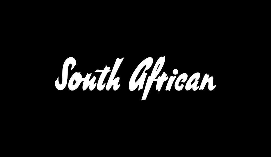 south-african-personal-use font big