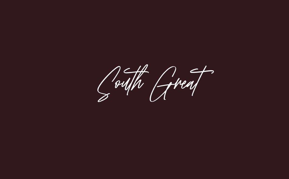 South Great font big