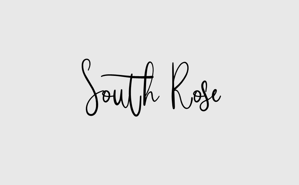South Rose font big