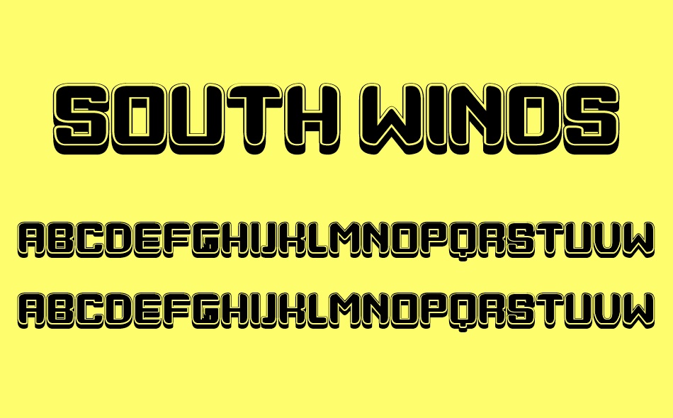 South Winds font