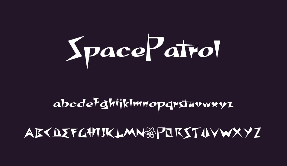 spacepatrol font