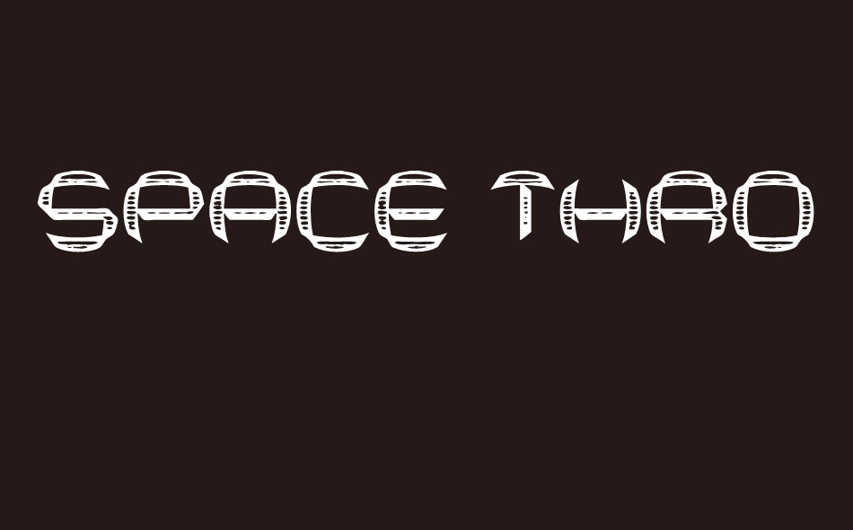 Space Throne font big