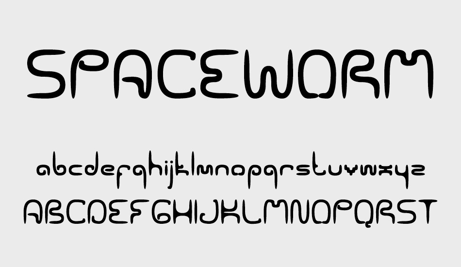 spaceworm02 font