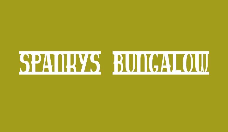 spankys-bungalow font big