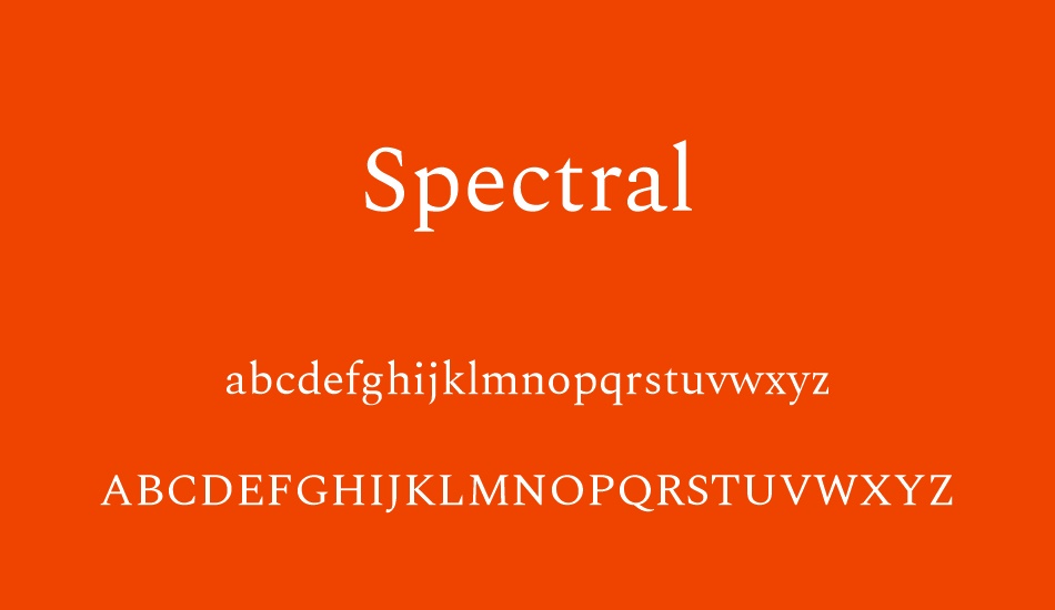 spectral font