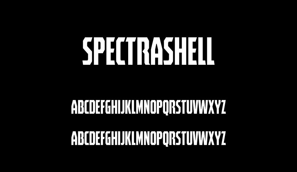 spectrashell font
