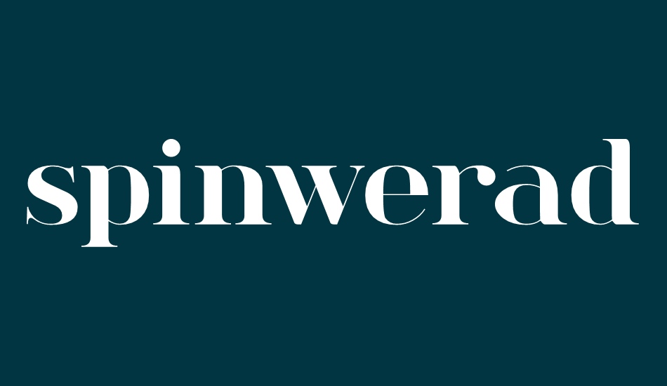 spinwerad font big