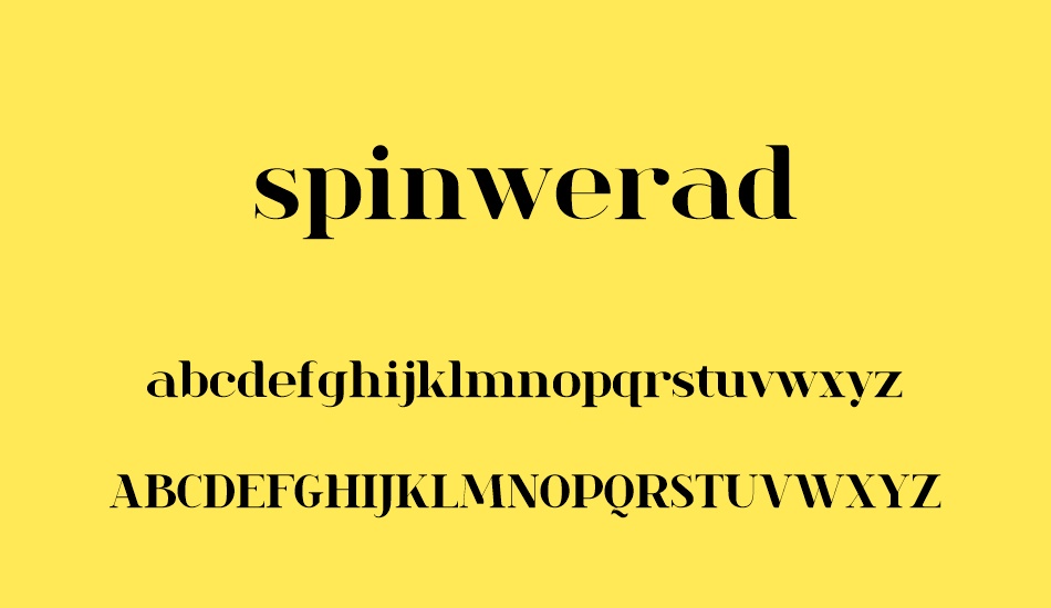 spinwerad font