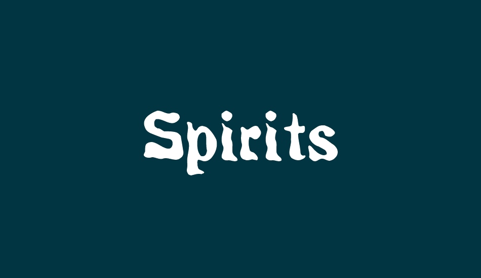 spirits font big