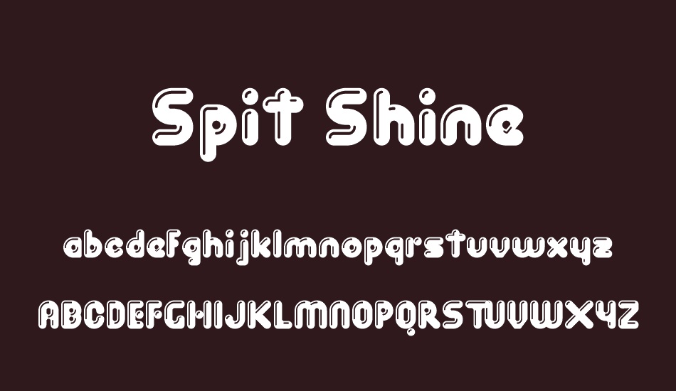 spit-shine font