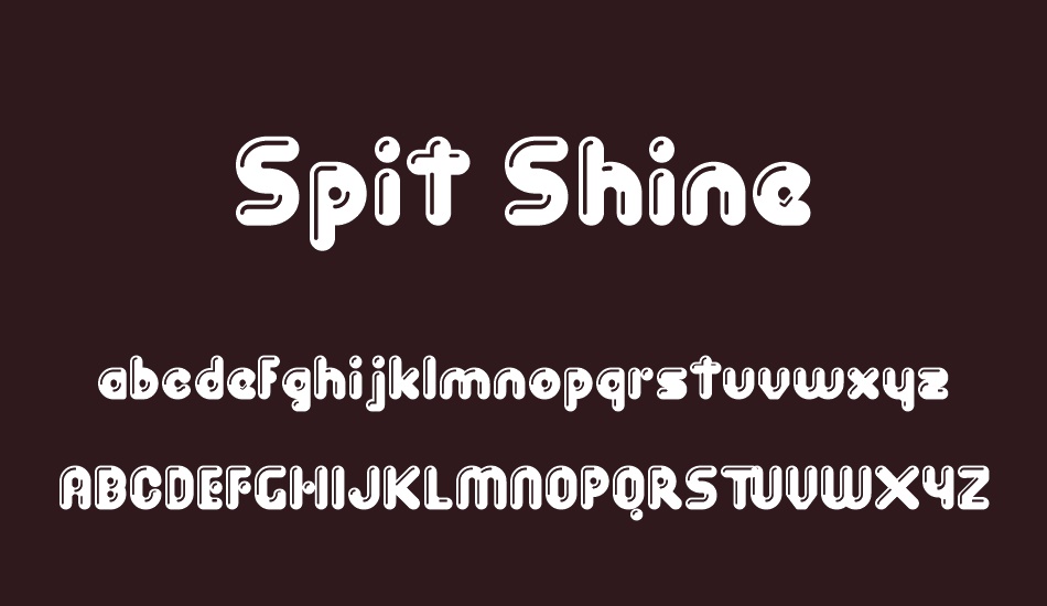 spit-shine font