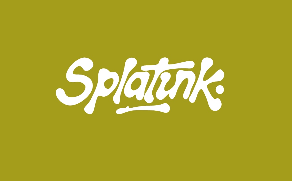 Splatink font big