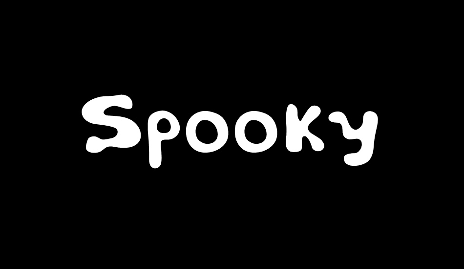spooky font big