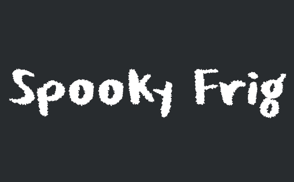 Spooky Fright font big