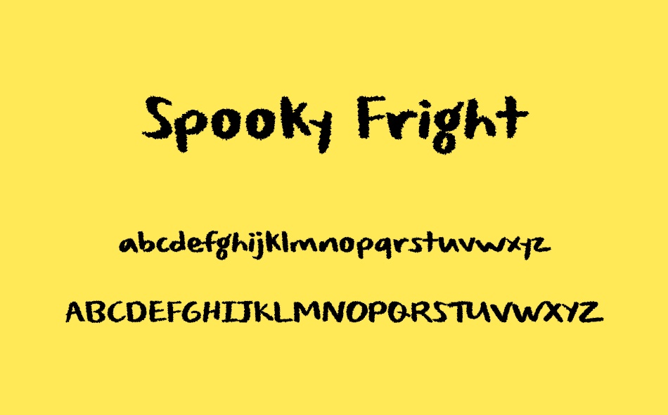 Spooky Fright font