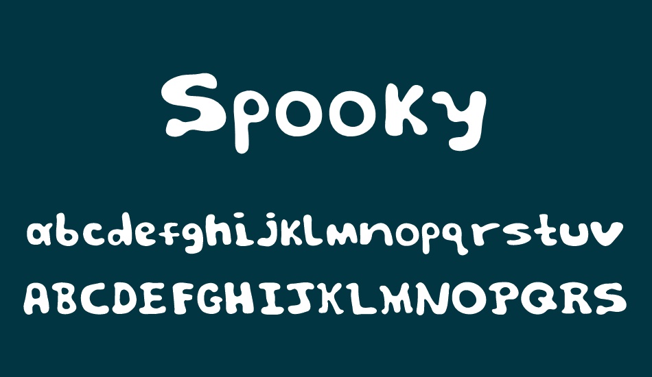 spooky font