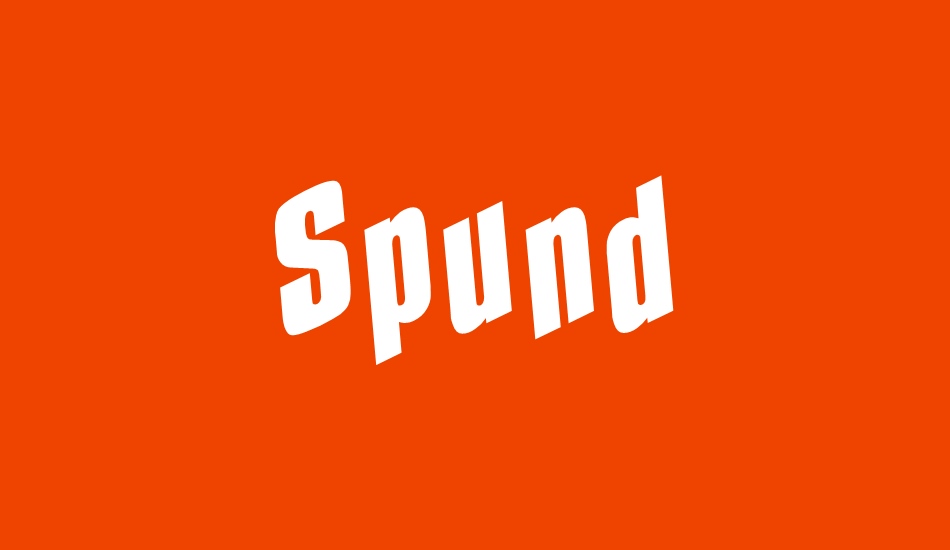 spund font big