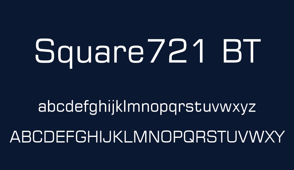 square721-bt font