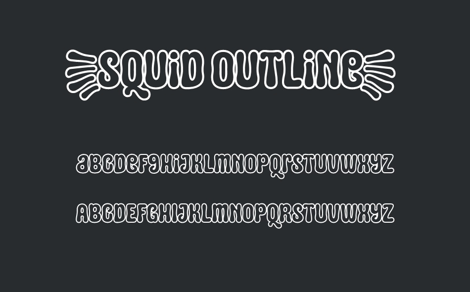 Squid Junkie font