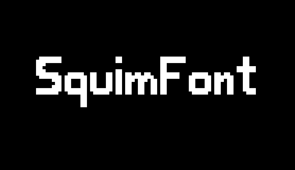 squimfont font big