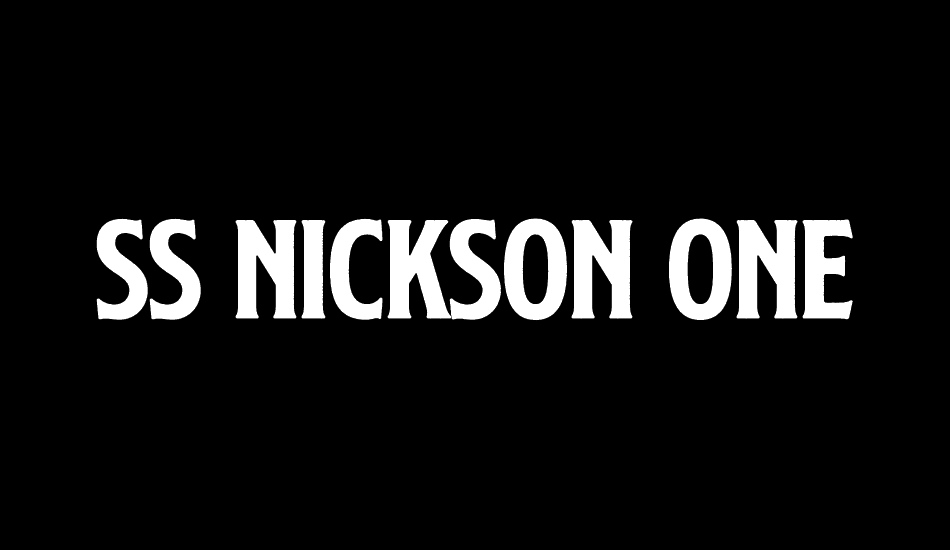 ss-nickson-one font big