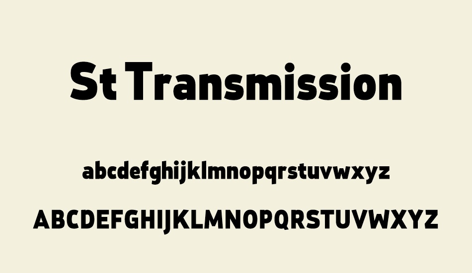 st-transmission font