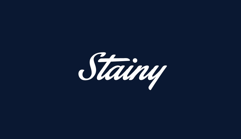 stainy-personal-use-only font big