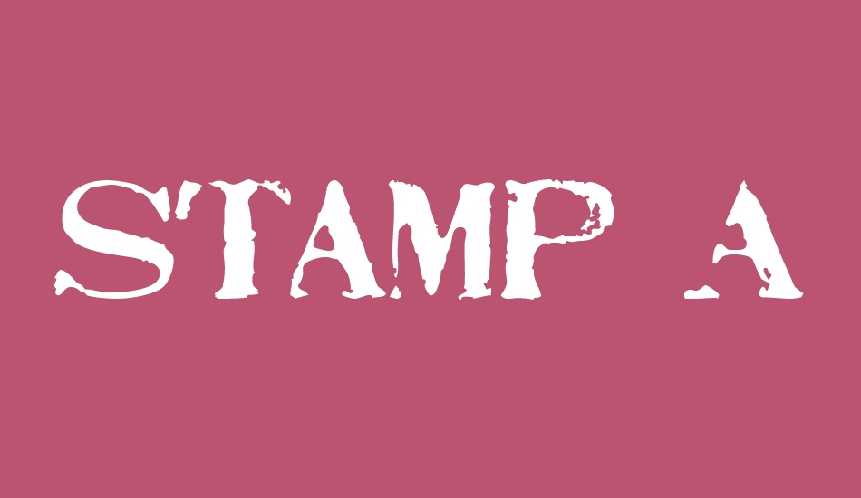 stamp-act font big
