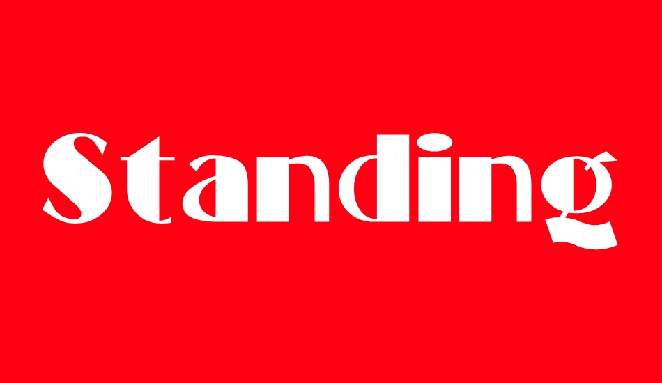 standingroomonly font big