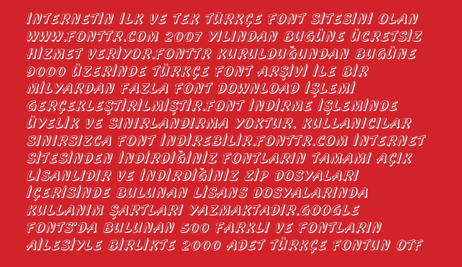 standout font 1