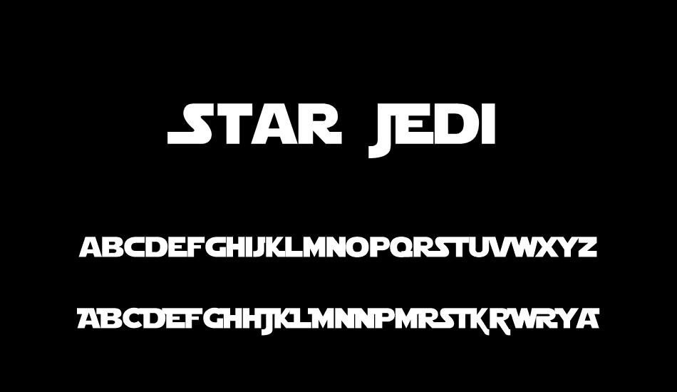 star-jedi font