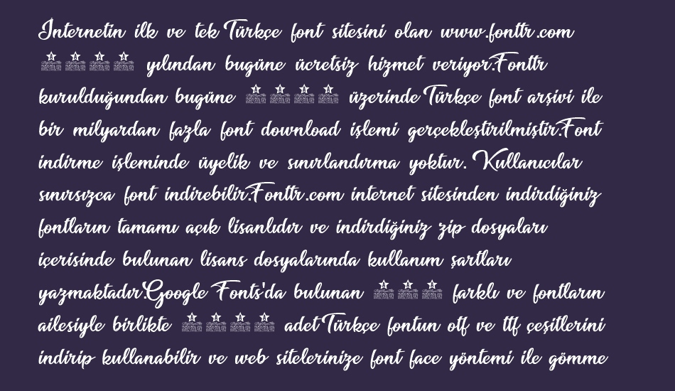 star-light-personal-use font 1