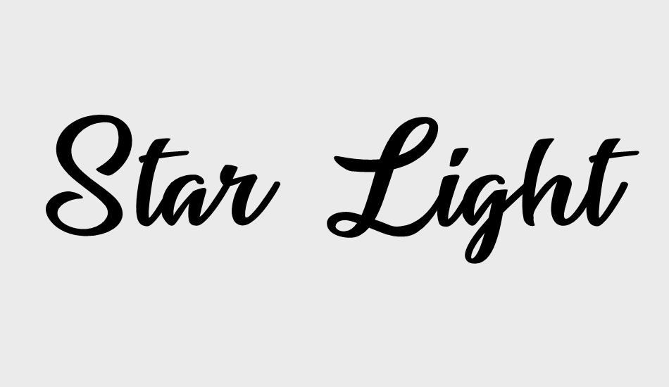 star-light-personal-use font big