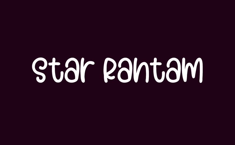 Star Rantam font big