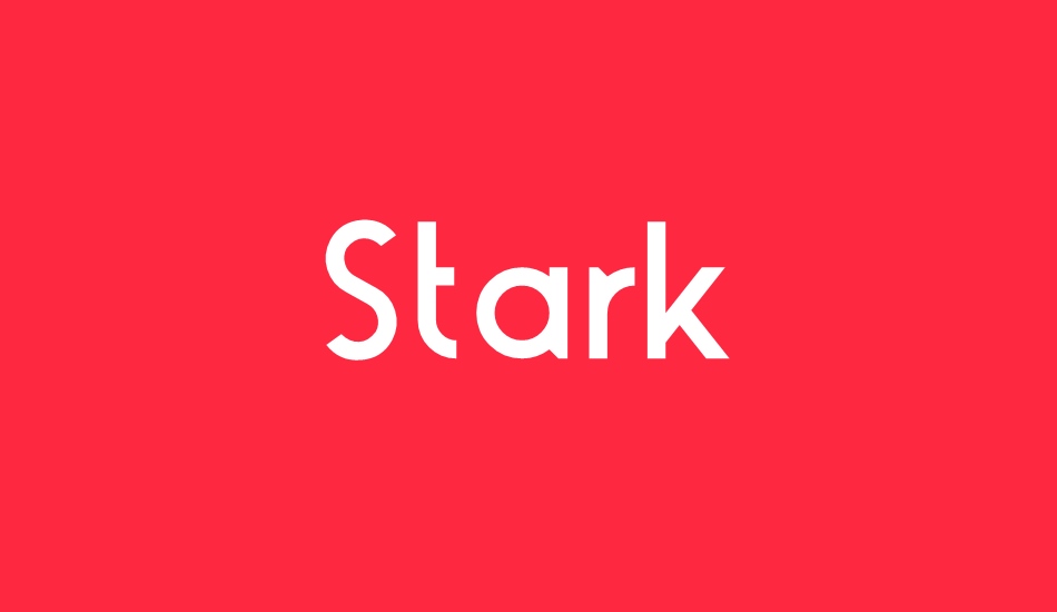 stark font big