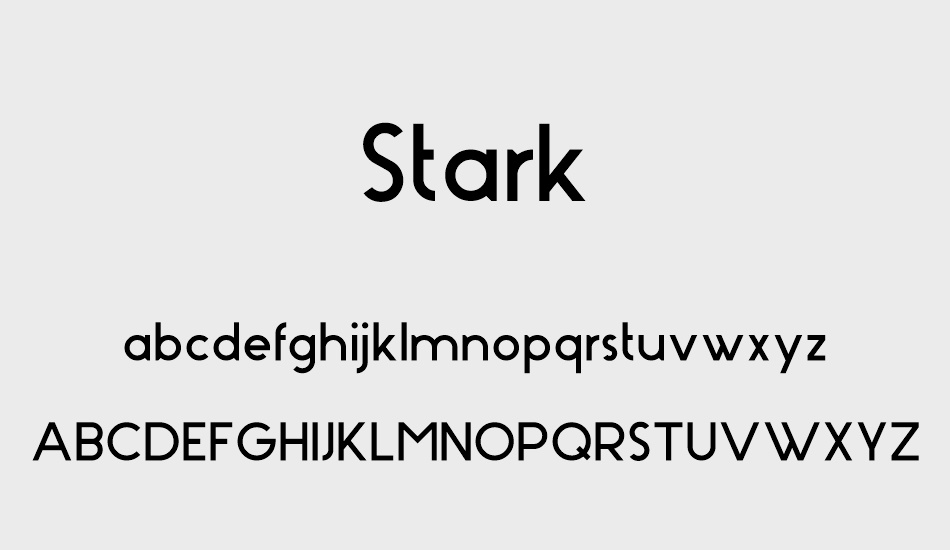 stark font