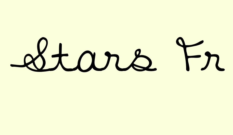 stars-from-our-eyes font big