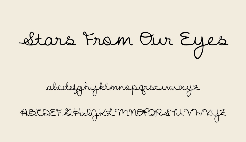 stars-from-our-eyes font