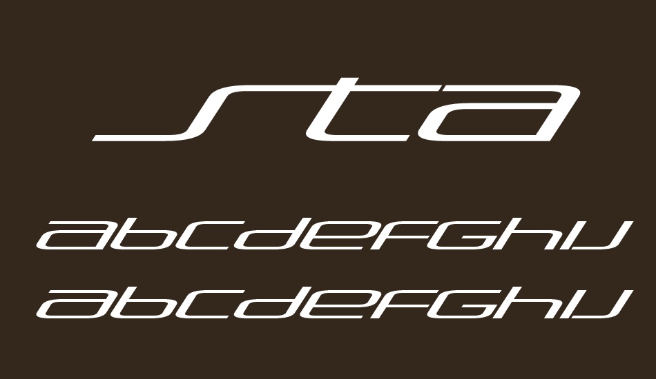 stasmic font