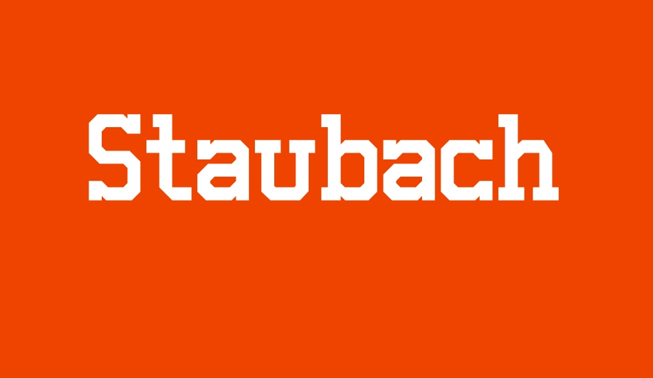 staubach font big