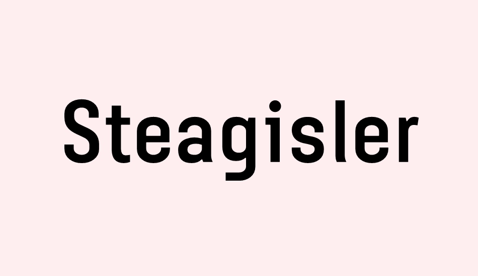 steagisler font big