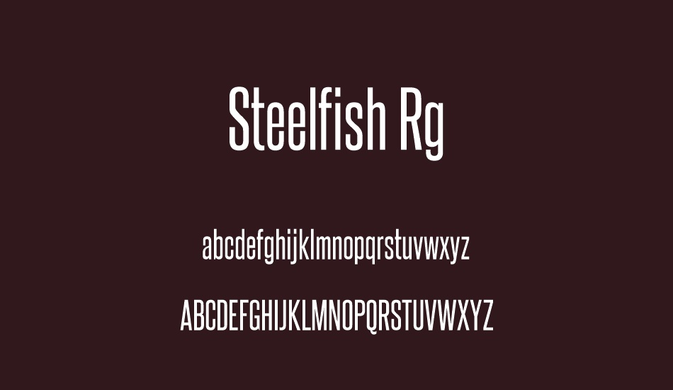 steelfish-rg font