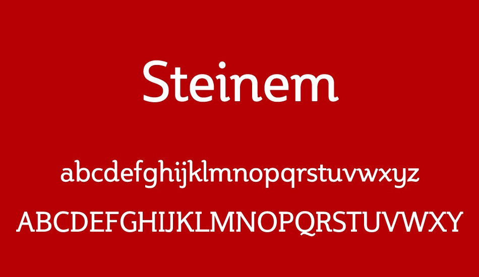 steinem font