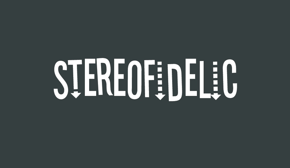 stereofidelic font big