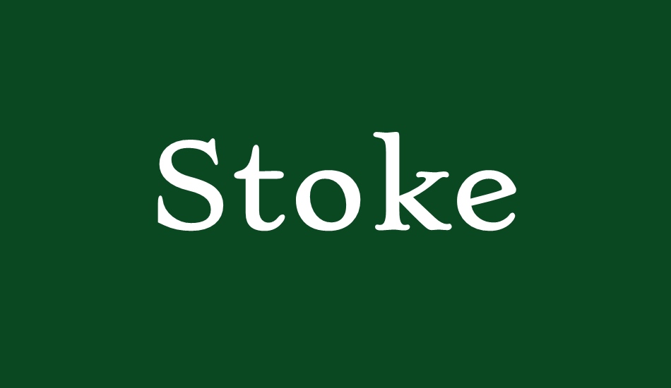 stoke font big