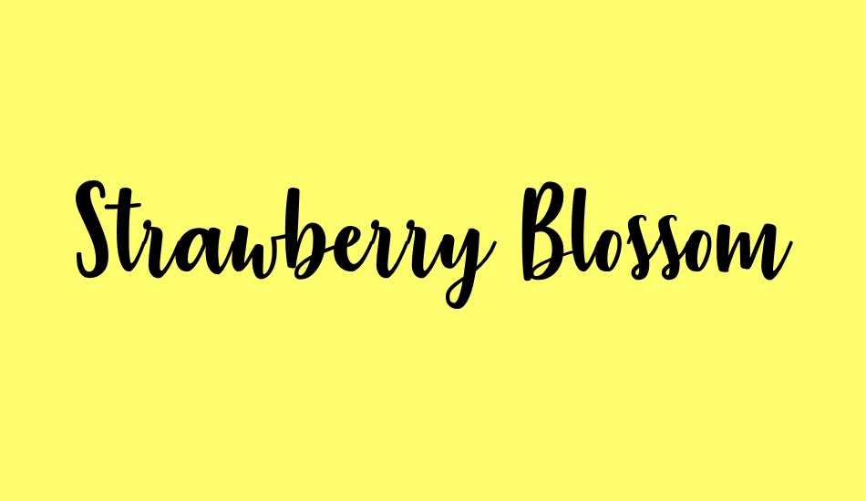 strawberry-blossom font big