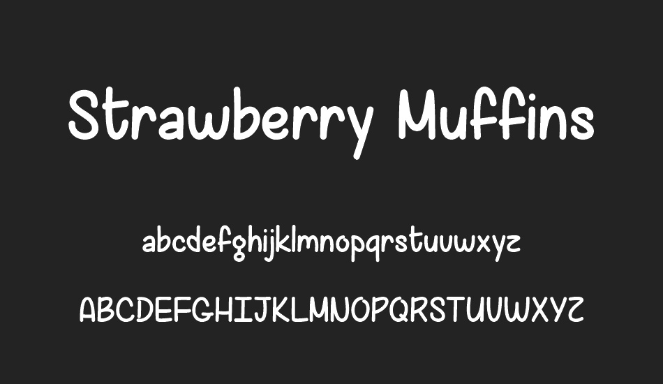 strawberry-muffins-demo font
