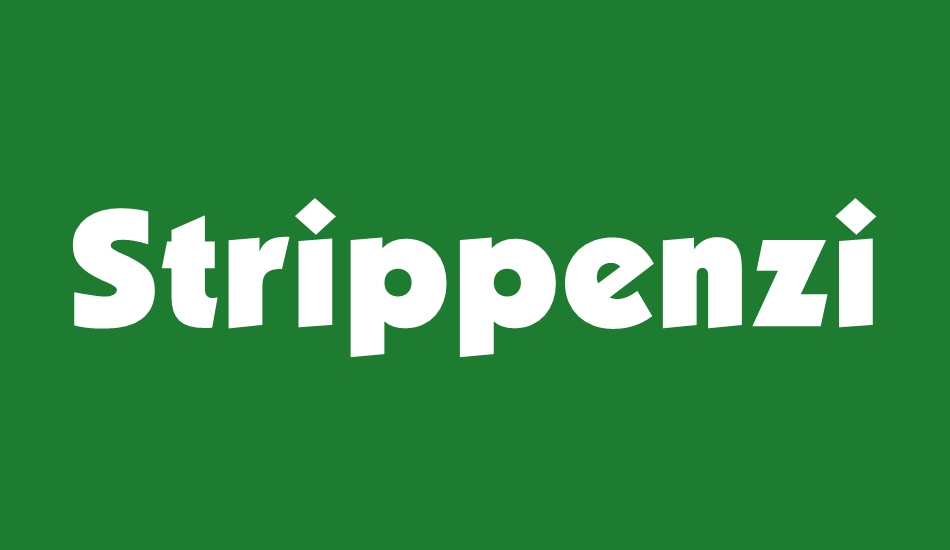 strippenzieher font big