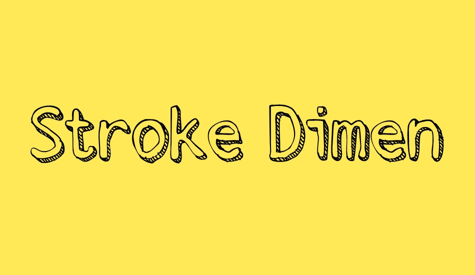 stroke-dimension font big